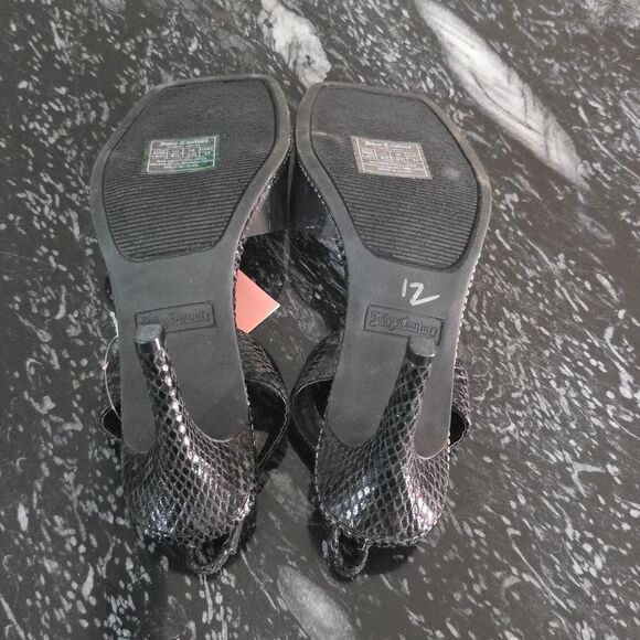 BRAND NEW JUICE COUTURE SLINGBACK DAZZLING RHINESTONE LOGO SANDAL R3 - Picture 15 of 16